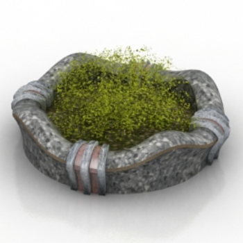 modelo bonsai hierba