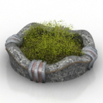 modelo bonsai hierba