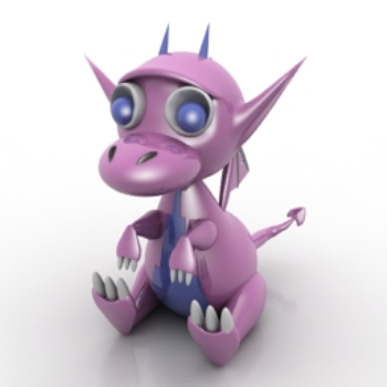 modelo de juguete de dinosaurio