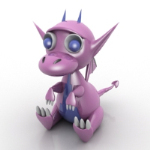 modelo de juguete de dinosaurio