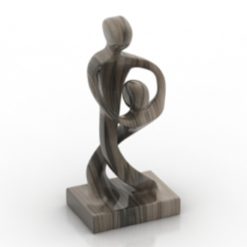 Modelo de la escultura 3d