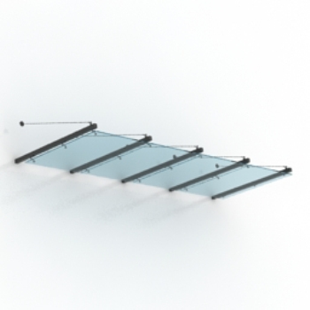 modelo de techo de cristal
