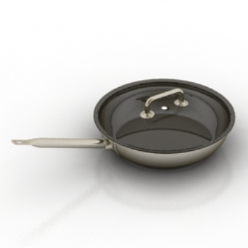3d modelos Wok de induccin