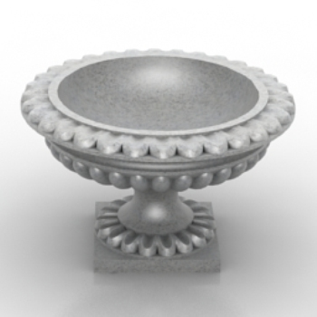modelo en forma de flor de porcelana blanca