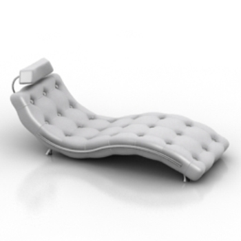 blancos altos modelos de sof reclinable 3d