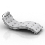 blancos altos modelos de sof reclinable 3d