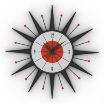 modelo de reloj de estilo creativo