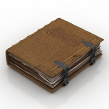 modelo de libro de piel de oveja