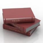 modelo de libro de tapa dura de color rojo