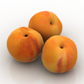 Modelo 3d de la fruta