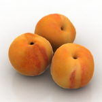 Modelo 3d de la fruta