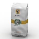 Bolsas de caf modelo 3d