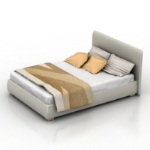 cama modelo 3d