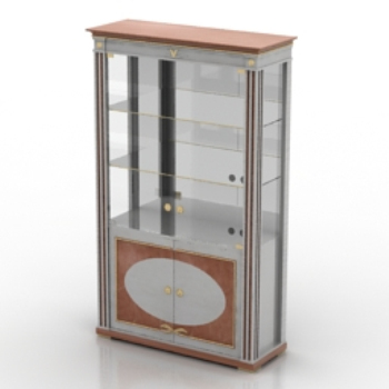 modelo de vitrina de cristal