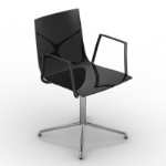 Silla giratoria Exquisito slim modelo 3d