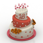 modelo de la torta de los modelos lindos de cumpleaños