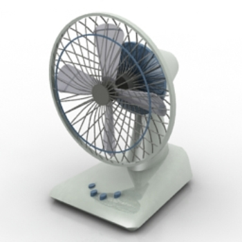 Modelos de ventilador de escritorio 3d