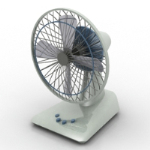 Modelos de ventilador de escritorio 3d
