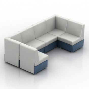 Modelo de moda Sof blanco personas