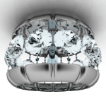 obsidiana modelo colgante