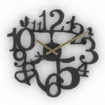 no convencionales de modelo de reloj creativa