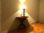 luz amarilla de la lmpara