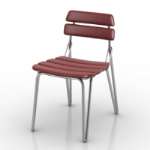 modelo de silla roja