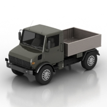 Modelo 3D de camiones militares