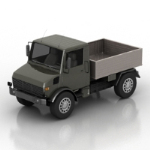 Modelo 3D de camiones militares