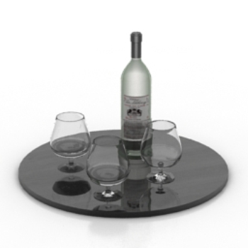 Vino Modelo composicin de vidrio