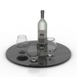 Vino Modelo composicin de vidrio