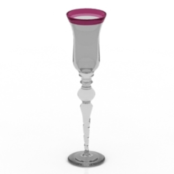 modelos copa de cristal en 3D