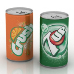 Modelos 3D latas de bebidas