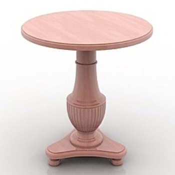 Modelo de mesa redonda de madera Pintoresco