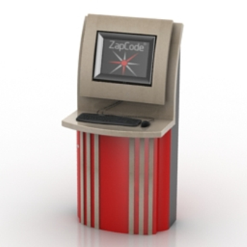 Computer consola modelsl 3D