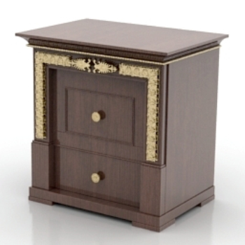 mesitas de noche con decoracin de oro