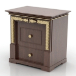 mesitas de noche con decoracin de oro