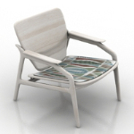 Modelo de silla reclinada