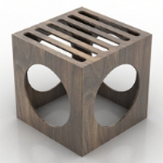 modelo de silla creativo estilo madera