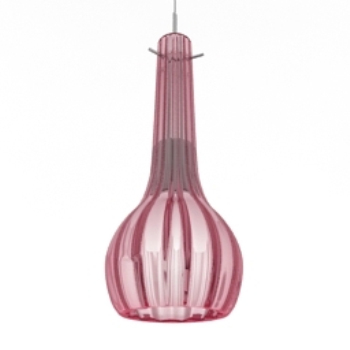 modelo de lmpara de araña de color rosa