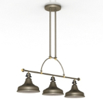 bronce chandelier modelo textura