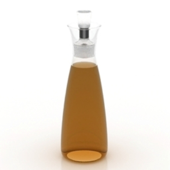 modelo de la botella de vino