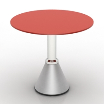 rojo modelo de mesa de caf enana
