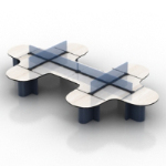 modelo de mesa de forma creativa
