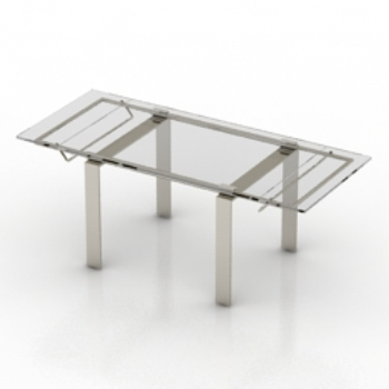 modelo de mesa de caf transparente