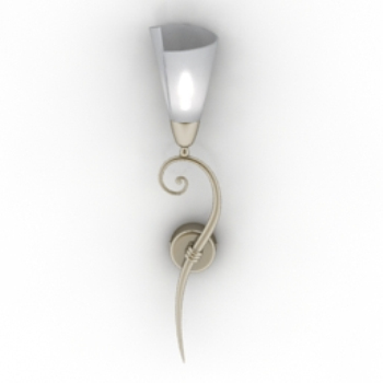 modelo de lmpara de pared blanca