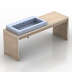 modelo simple mesa de madera