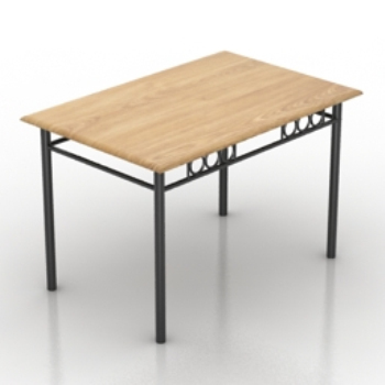 modelo simple mesa de madera