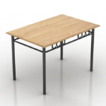 modelo simple mesa de madera