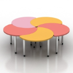 costura creativa modelo de mesa ptalo